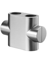 Декоративная крышка Oventrop для Multiblock T/TU проходная, матовая сталь,  1184090