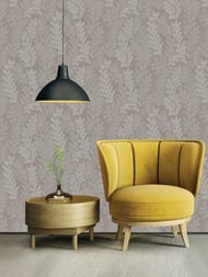 Обои виниловые на флизелине Zambaiti Satin Flowers IV (0,53х10,05) коричневые Z66815 (рул.)