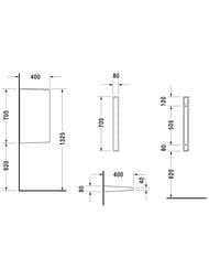 ����������� ��� ��������� DURAVIT STARCK 3 80�705�400 � ���������� 8500000000
