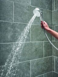 Душевой набор Grohe Tempesta Cosmopolitan 27588002 100 лейка 3 режима, 9,5л/мин,держатель, шланг — миниатюра 4