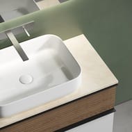Столешница Sancos 1000х460х21 для раковины, без отвер. под смеситель, цвет бежевый мрамор TT100A2