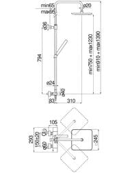 ������� ������� NOBILI SEVEN ����������������, ������� � ������ ���, �����, ������ ���.SE124030/50BM