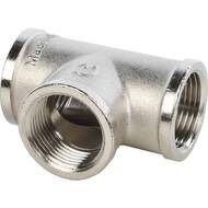Тройник STOUT 3/4"ВВВ, никель,  SFT-0020-000034