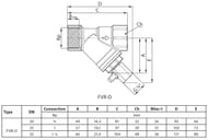 ������ �������� DANFOSS FVR-D �� 25, �� �������� ������, 065B8243