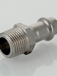 Пресс соединитель VALTEC 22х1/2"Н, нерж. сталь, VTi.901.I.002204