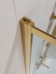 Шторка на ванну CEZARES SLIDER-VF-11-90/150-C-BORO 900х1500 прозрачное стекло/золото брашированное