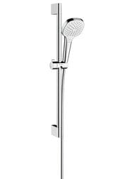 Душевой набор Hansgrohe Croma Select E Vario (ручной душ, шланг, штанга 65см) хром/белый 26583400 — миниатюра 1