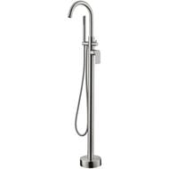 Смеситель для ванны/душа BelBagno NOVA NOV-FMT-IN напольный, однозахватный, сатин
