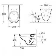 ������ ��������� Villeroy & Boch O.Novo 5660 HR R1 ��� ������,������� � �����������,ceramicplus