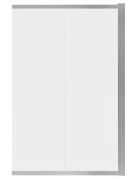 Шторка на ванну Terminus Ното 01 1CS150х90C (1500х900), раздвижная, прозрачное стекло, хром
