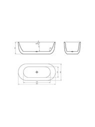 ����� ��������� BelBagno BB706-1800-800 (1800�800�580) ���������������, �����