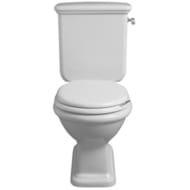 Унитаз-компакт Simas LANTE (385х705х840) верт. выпуск, белый/хром LA07bi+LA09bi+D25CR