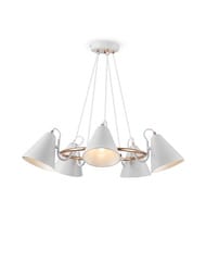 Люстра Freya Falke (Фок) FR8001PL-05WG, IP20,белый