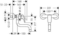 ��������� Hansgrohe Logis M31 ��� ����� ��������� ���� 71836000