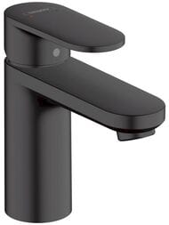 Смеситель для умывальника Hansgrohe Vernis Blend 71580670 однорычажный, фикс. излив, черный матовый — миниатюра 1