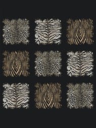 Панно виниловое на флизелине ROBERTO CAVALLI Home 8 (3,0х3,0) квадраты,кожа коричнев.19105 (рул.)