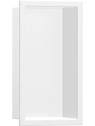 Шкаф-ниша Hansgrohe XtraStoris Original 56057700 300х150х100мм с рамой, матовый белый