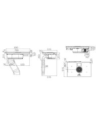 �������� ����������� ELICA Nikolatesla One EVO BL/A/83 ��������, 830�515 ��, ���., ������ PRF0196318