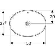 �������� Geberit VariForm (550�400) ������������, � ��������� 500.716.01.2