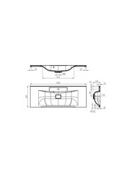 ���������� ��������� BelBagno (1200�450�155) ������������� ������, ����� BB1200/450-LV-MR-PR