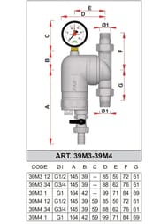 ������ FAR 1/2"�, 300���, � ����������, � ������. ��������, Max: 95 �C, 25���, FA 39M4 12
