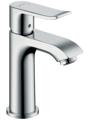 Смеситель Hansgrohe Metris 31088000 для умывальника с фиксированным изливом, донным клапаном, хром