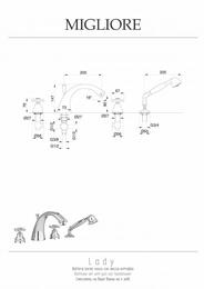 ��������� �� ���� ����� Migliore LADY �� 4 ���������, ���� ML.LAD-981.CR