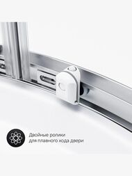 ������� ������ AM.PM X-Joy Twin Slide (90�90�185) ������� ������� ����/���������� W88G-205-090MT64