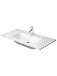 Умывальник DURAVIT ME by Starck 1030х490 антигрязевое покр., отв. под смеситель, перелив 23361000001 — миниатюра 1