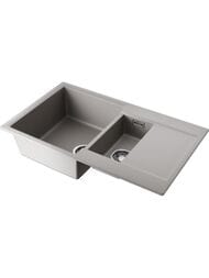 Мойка Omoikiri DAISEN 86-2-GR (860х510х215) врезная, артгранит, цвет-серый 4993475