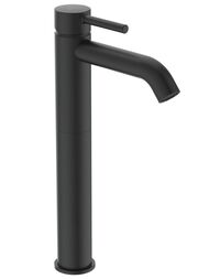 Смеситель для раковины Ideal Standard CERALINE однозахватный, излив 250мм, д/к, черный мат. BC194XG