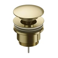 Донный клапан AQUAme Click-Clack, Brushed gold AQM7003BG