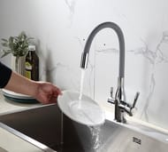 Смеситель для кухни с подключением фильтра для питьевой воды , FRAP хром, F4396