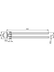 ������������������ ������� Ideal Standard IOM ������� 180�, ����  ����� 12 ��, ������, ���� A9131AA