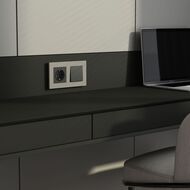 Рамка на 2 поста Werkel Slab (дымчатый софт) W0022917