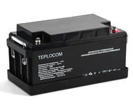 Аккумулятор Бастион АКБ TEPLOCOM 65Ач, герметичный свинцово-кислотный, внешний