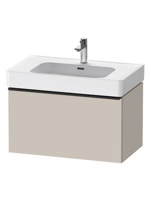 Тумба под раковину Duravit D-Neo (440х784х452мм) подвесная, цвет: тауп матовый DE4277004910000