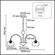 ������ �� ������ Lumion Moderni Larina 8323/5C, ������