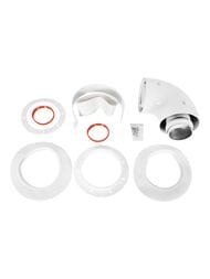 Начальный участок Rommer 60/100, универсальный, RCA-6010-250100, (кроме Immergas и Navien Deluxe 75/100 стар.)