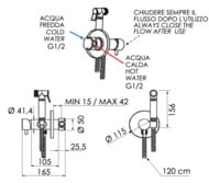 Гигиенический душ со смесителем Remer Minimal N65, хром — миниатюра 2
