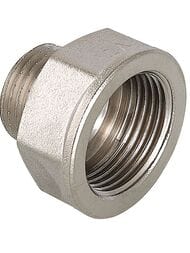 Переходник VALTEC  1/2"Н х 3/4"В, латунь никелированная, VTr.592.N.0504