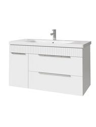 Тумба под раковину Caprigo MONBAR 100 (976х446х550) подвесной, 2 ящика, 1 дверь, Бланж 36315L-SF027