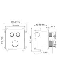 ��������� ��� �����/���� WasserKRAFT Sauer 7148 ������������, ���������, 2 �����������, ������