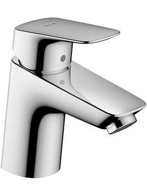 Смеситель Hansgrohe Logis 71072 для умывальника, низкий фиксированный излив, дон. клапан, CoolStart