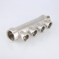 Коллектор VALTEC 1" на 4 выхода 1/2"В никель VTc.550.N.0604 — изображение 7