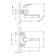 ��������� ��� �����/���� Lemark LINARA LM0417C �������������, ����� 249��, ������� ��������, ����