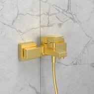 Настенный смеситель для ванны VitrA Minimax Square A4352025EXP однорычажный брашированное золото латунь