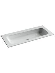 Раковина накладная Ceramicanova Grace 1010х457х137 прямоуг., без отв. под смеситель, белый CN7013wx