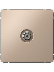 Розетка Systeme Electric ARTGALLERY ТВ оконечная 1DB, механизм, песочная, GAL001291