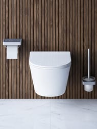 Унитаз подвесной Damixa Skyline (365х485х400) безободковый с сиденьем микролифт DX35C1700SC